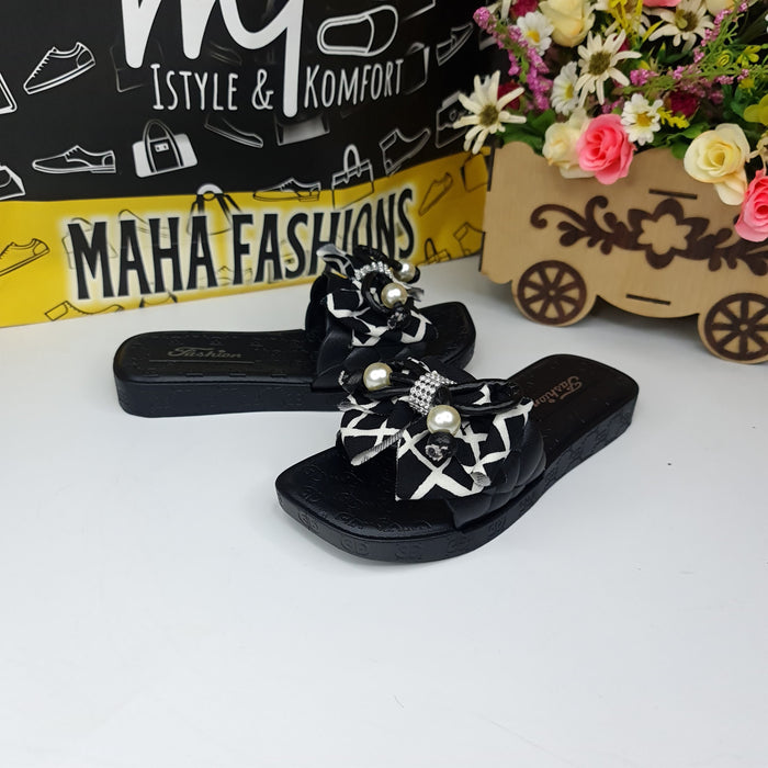 Black Bow Sides - Maha fashions -