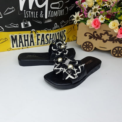 Black Bow Sides - Maha fashions -