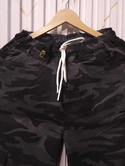 Black Camo Baggy Cargo