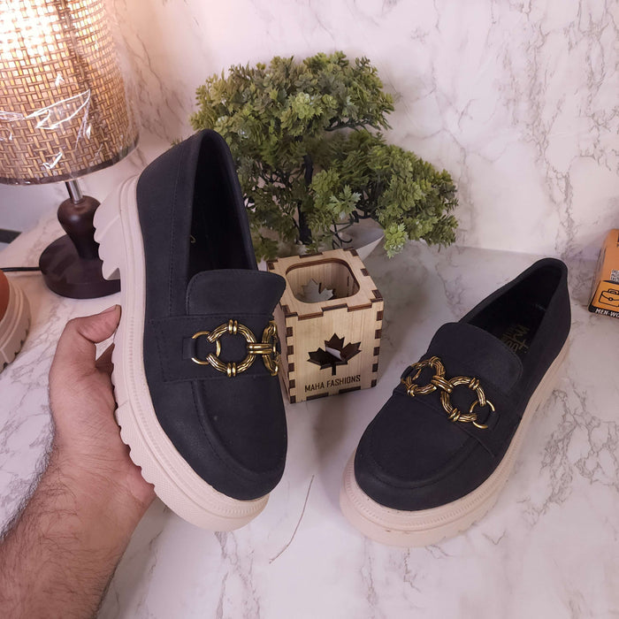 Black Casual Platform Shoes - Maha fashions -  Women Clothing