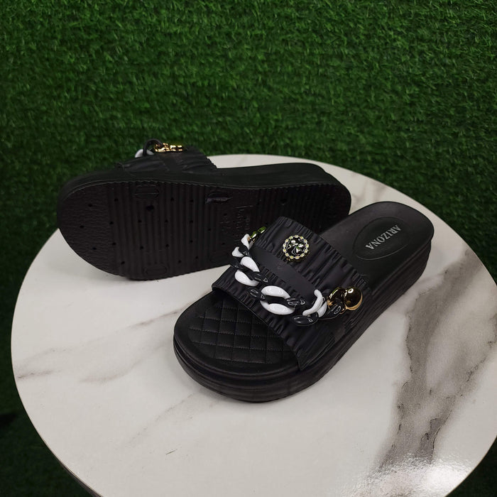 SJ-314 black - Maha fashions -  Women Footwear