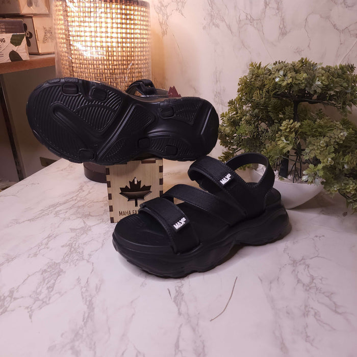 Black Chunks Sandals