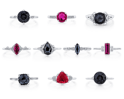 Black Dahlia - Satin Collection - Jewel Candle