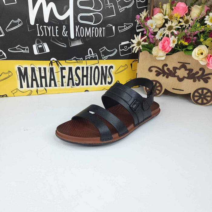 Black Men Sandals - Maha fashions -