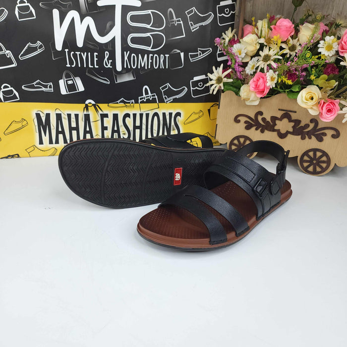 Black Men Sandals - Maha fashions -