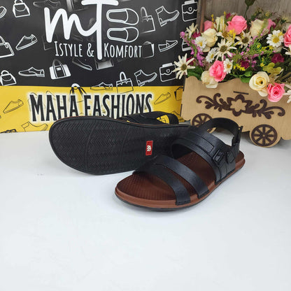 Black Men Sandals - Maha fashions -