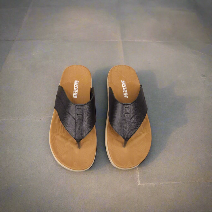 Black Men Slippers - Maha fashions -  Men Footwear