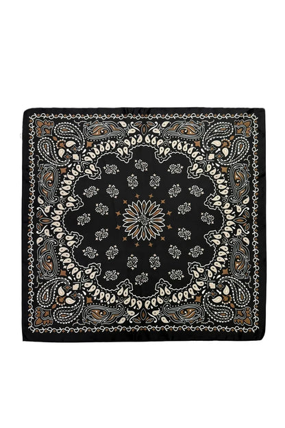 Black Paisley Wildrag Bandana