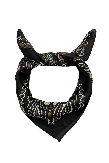 Black Paisley Wildrag Bandana