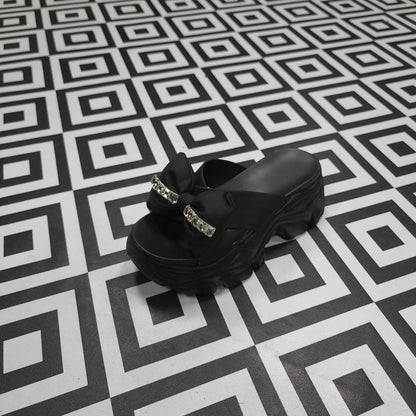 Black Platform Sandals - Maha fashions -  Women Footwear