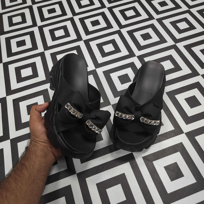 Black Platform Sandals - Maha fashions -  Women Footwear