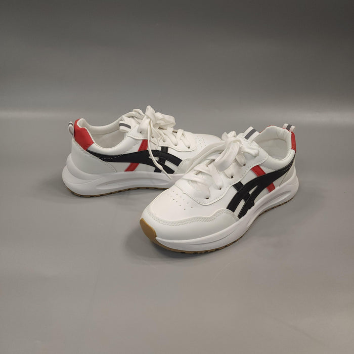 Black Red Sneakers - Maha fashions -
