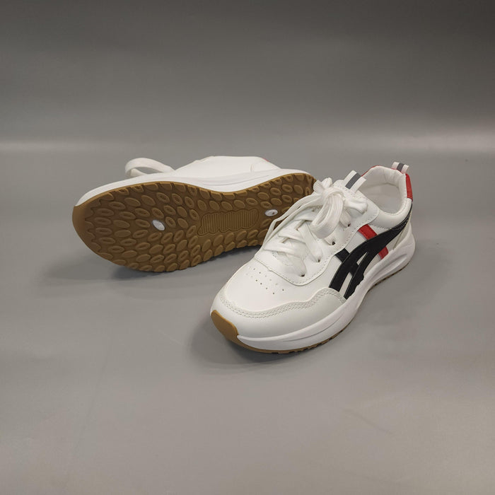 Black Red Sneakers - Maha fashions -