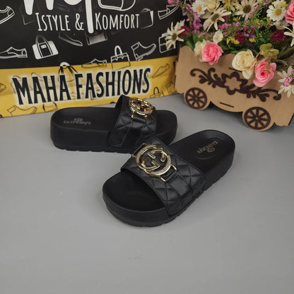 Black Softies For Her - Maha fashions -  Men Footwear