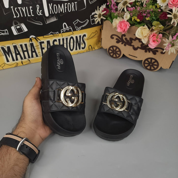 Black Softies For Her - Maha fashions -  Men Footwear