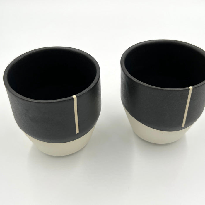 Black + White Tumbler