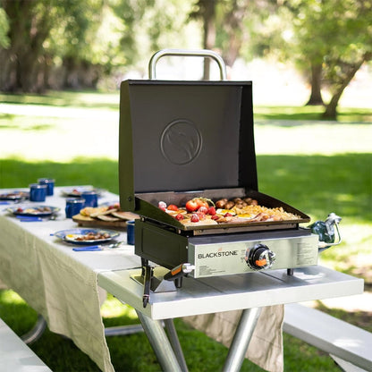 Blackstone 17" Portable Tabletop Griddle BBQ with Hood | 257-2143EU
