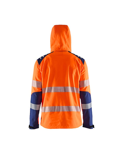 Blaklader Hi-Vis Softshell Jacket - Orange/Navy | 4491