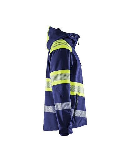 Blaklader Hi-vis Softshell Jacket Navy/Yellow | 4494