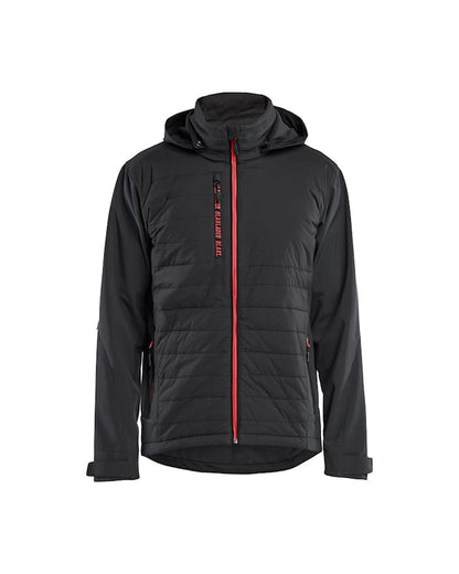 Blaklader Hybrid Jacket Black & Red | 4743