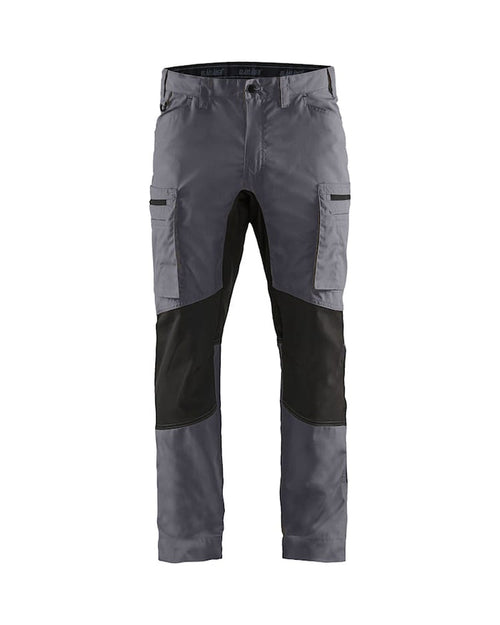 Blaklader Service Trousers Stretch - Mid-Grey & Black | 1459