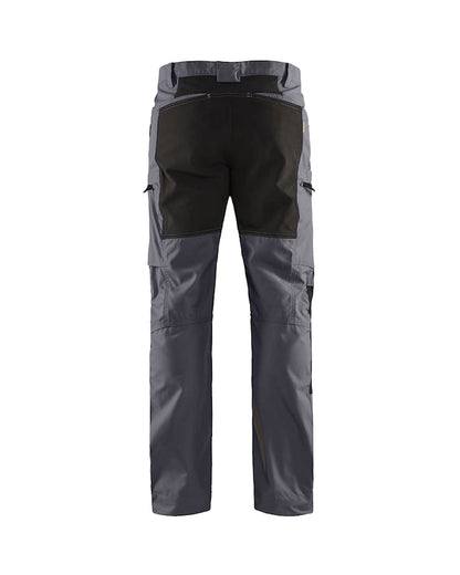 Blaklader Service Trousers Stretch - Mid-Grey & Black | 1459