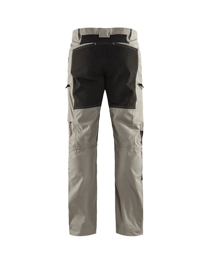 Blaklader Service Trousers With Stretch - Stone/Black | 1459