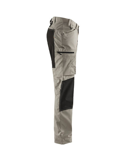 Blaklader Service Trousers With Stretch - Stone/Black | 1459