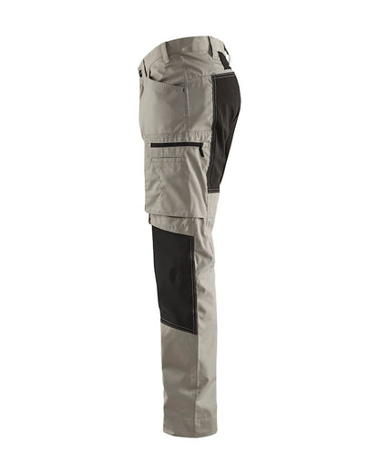 Blaklader Service Trousers With Stretch - Stone/Black | 1459