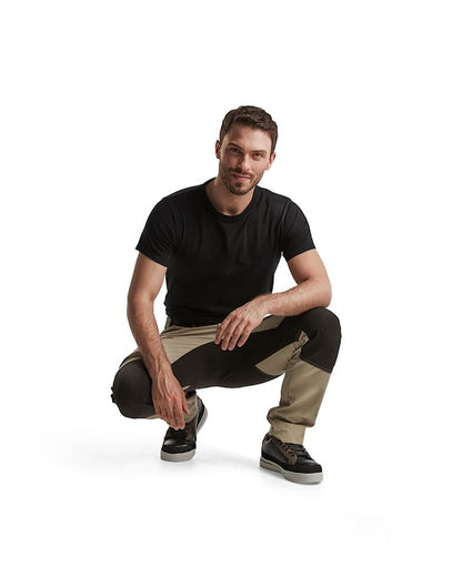 Blaklader Service Trousers With Stretch - Stone/Black | 1459