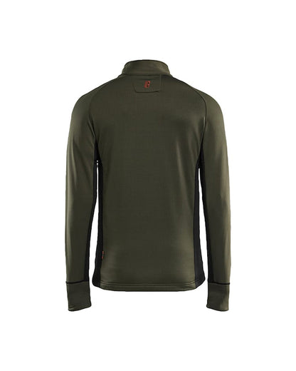 Blaklader Striker Fleece Jacket - Green & Rust | 4735