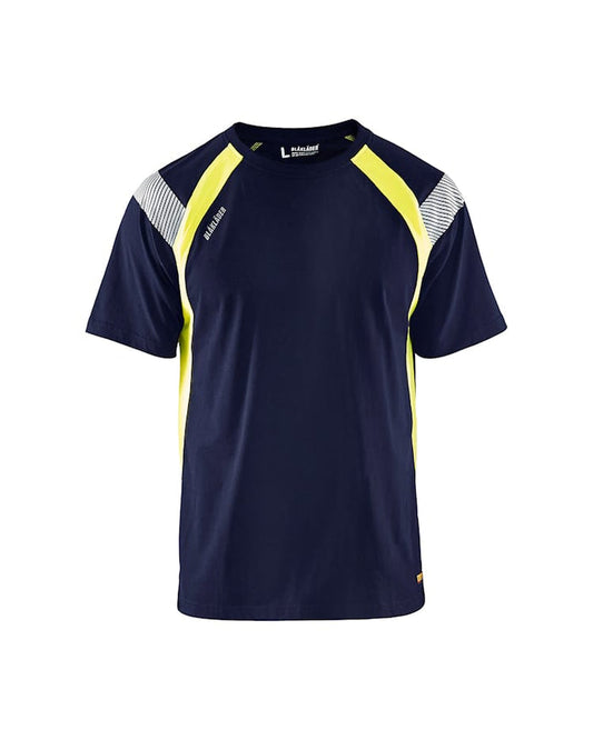 Blaklader T-Shirt - Navy & Yellow | 3332