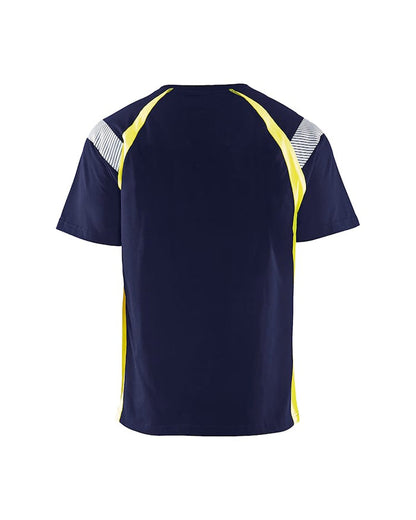 Blaklader T-Shirt - Navy & Yellow | 3332