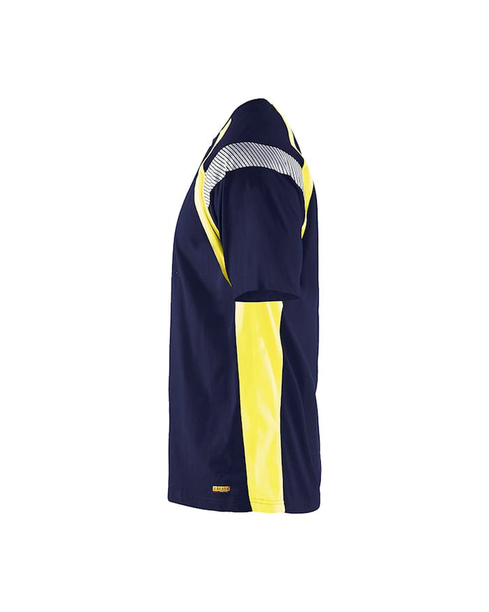 Blaklader T-Shirt - Navy & Yellow | 3332
