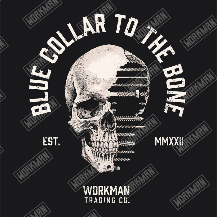 Blue Collar To The Bone - Tee