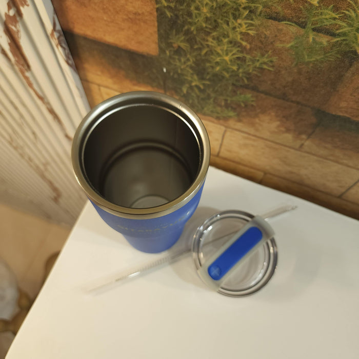 Blue Insulated Stainless Steel Tumbler - Maha fashions -  Mugs