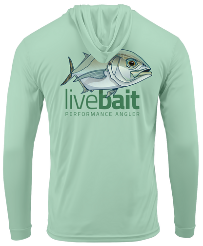 Blue Runner Long Sleeve Hoodie - LiveBait.com