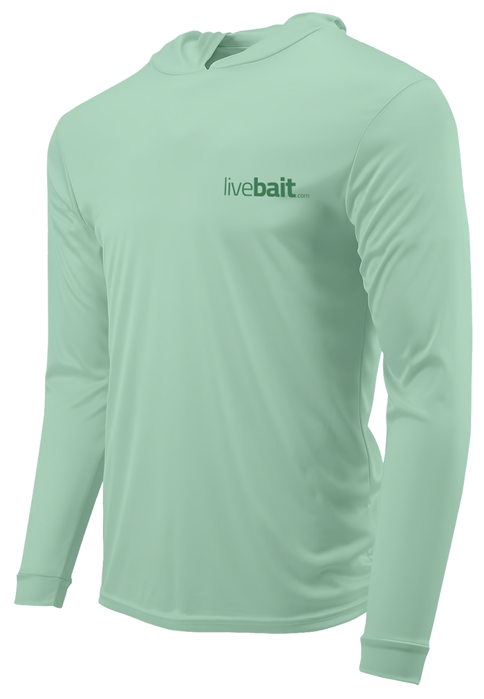 Blue Runner Long Sleeve Hoodie - LiveBait.com