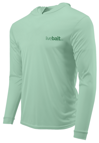 Blue Runner Long Sleeve Hoodie - LiveBait.com