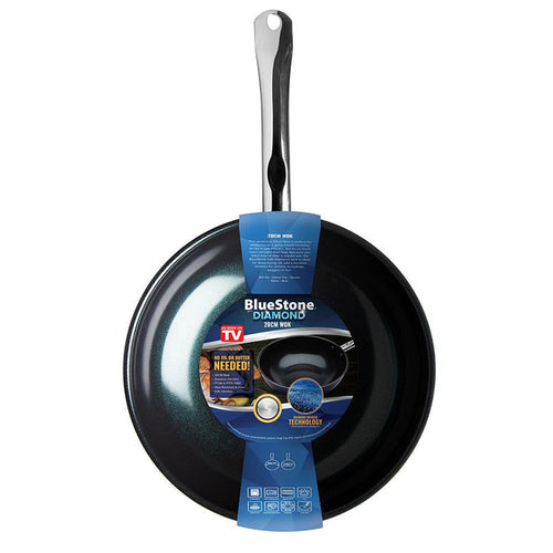 Bluestone with Diamond Fry Pan without Lid - TVShop