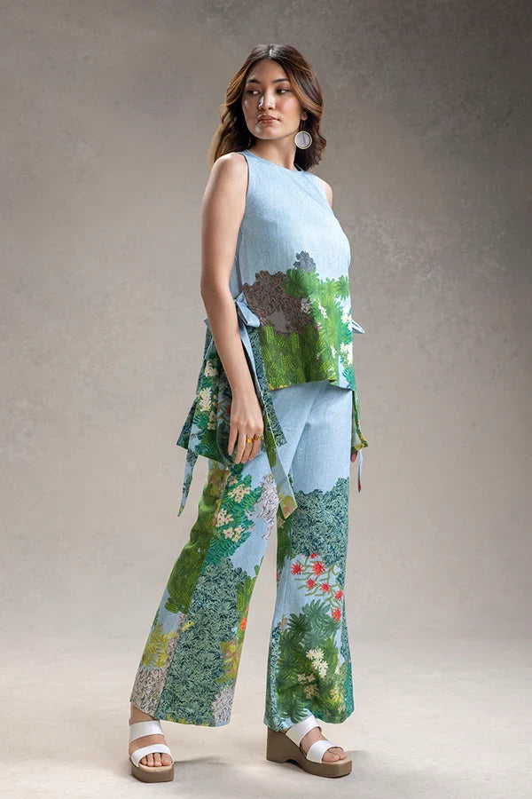 Blume designer paneled outfit