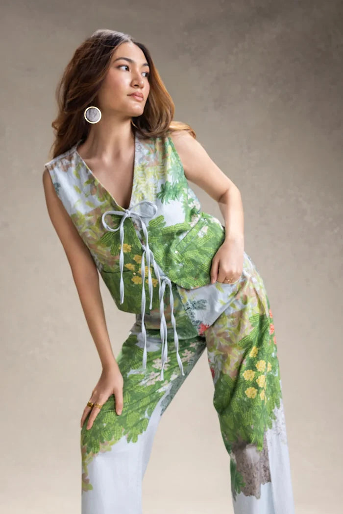 Blume printed top and pants Singapore