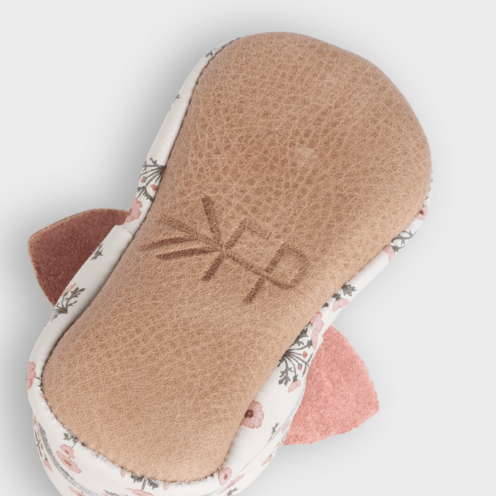 Blush Blossom Knotted Bow Baby Shoe Knotted Bow Mocc Soft Sole