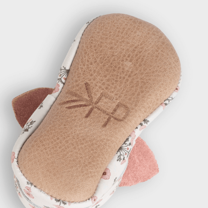 Blush Blossom Knotted Bow Baby Shoe Knotted Bow Mocc Soft Sole