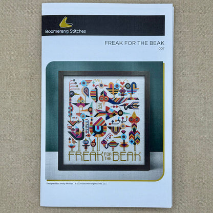 Boomerang Stitches - Freak for the Beak - Cross Stitch Chart and/or Roxy Floss Co Threads