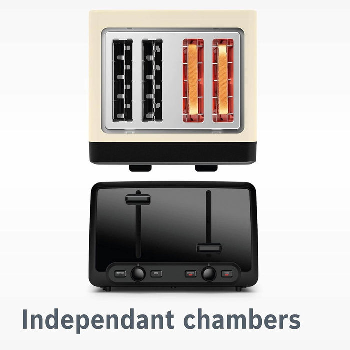 Bosch DesignLine 4 Slice Toaster Cream | TAT4P447GB
