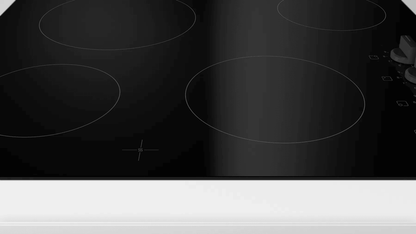 Bosch Serie 2 60cm Built-In 4 Zone Electric Hob Black | PKE611CA3E