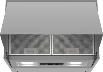 Bosch Series 2 60cm integrated pull-out cooker hood in Silver