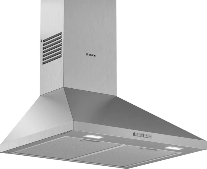 Bosch Series 2 60cm pyramid chimney cooker hood in Stainless Steel