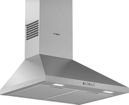 Bosch Series 2 60cm pyramid chimney cooker hood in Stainless Steel